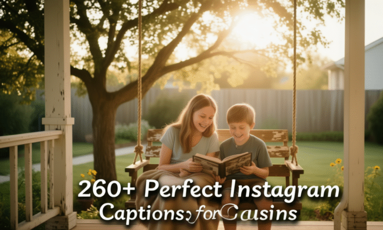 260+ Perfect Instagram Captions for Cousins