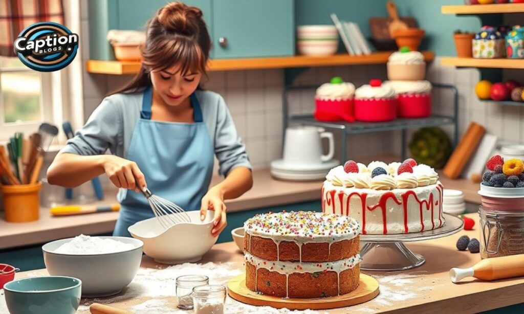 Cake Making Captions Show Off Your Baking Journey