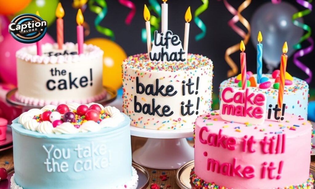 Cake Puns Captions for Instagram
