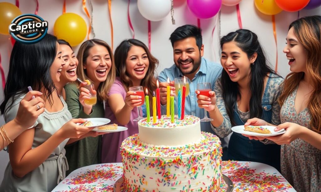 Cake with Friends Captions for Instagram