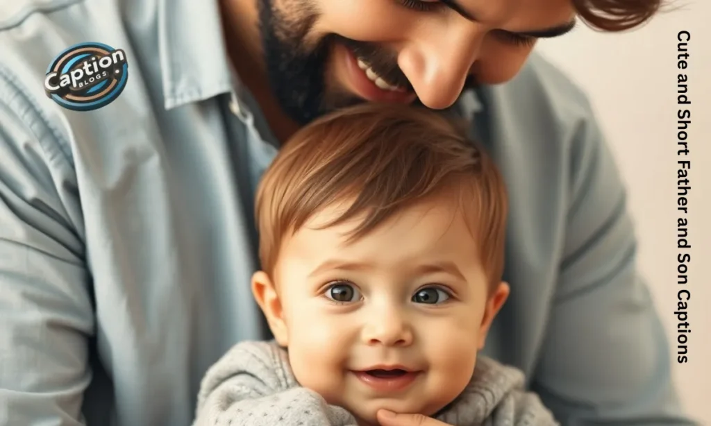 Cute and Short Father and Son Captions
