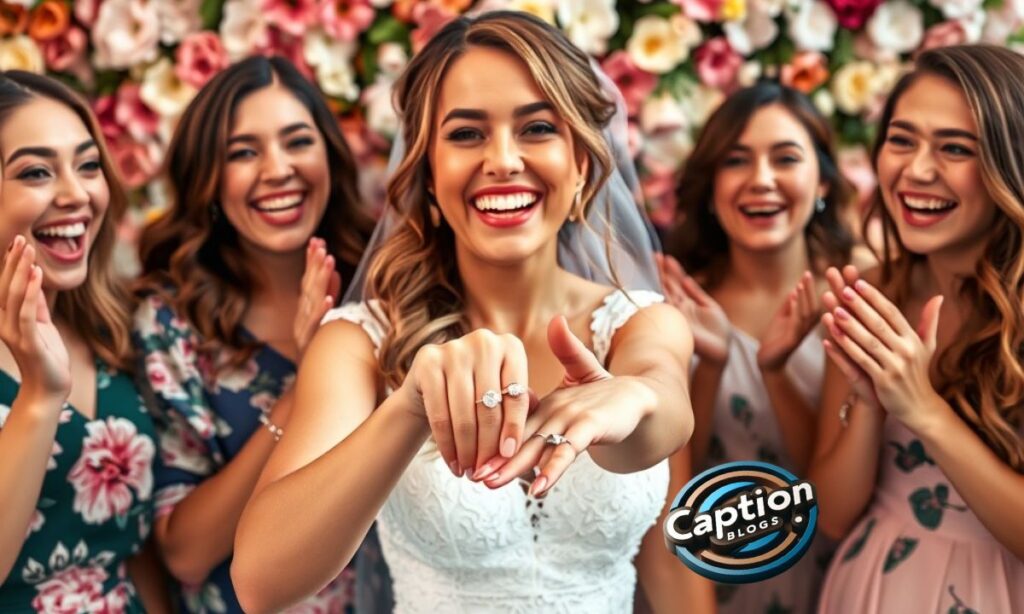 Girl Friend’s Engagement Captions