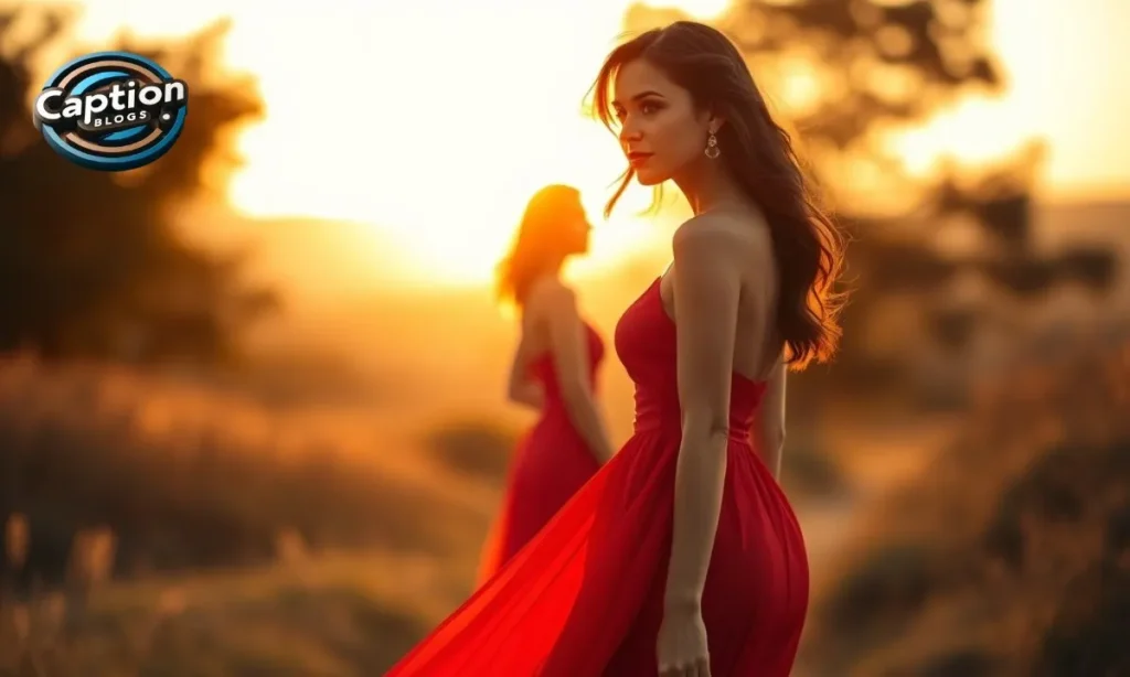 Red Dress Instagram Captions