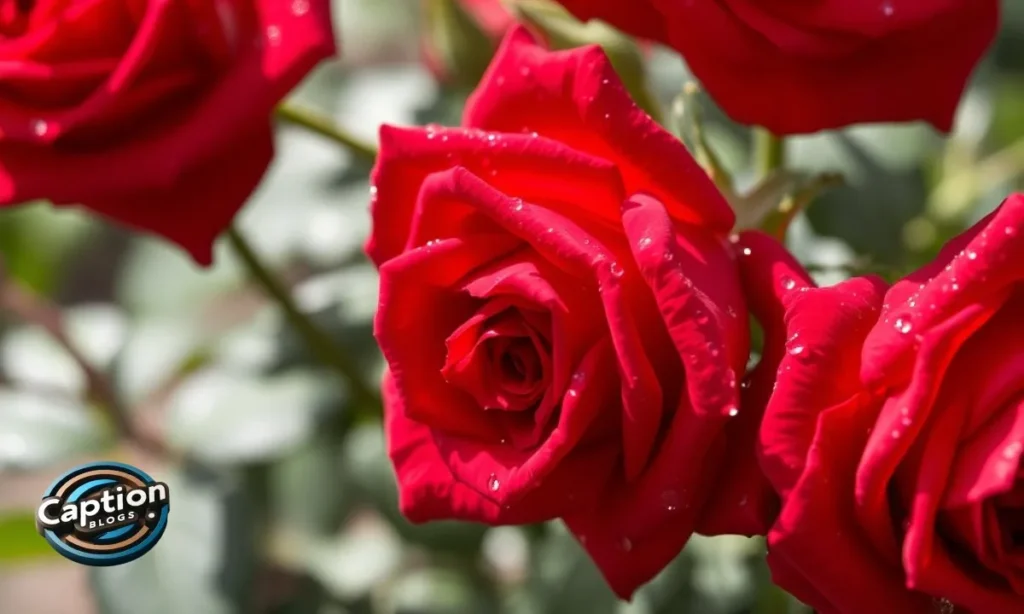 Red Rose Captions for Instagram
