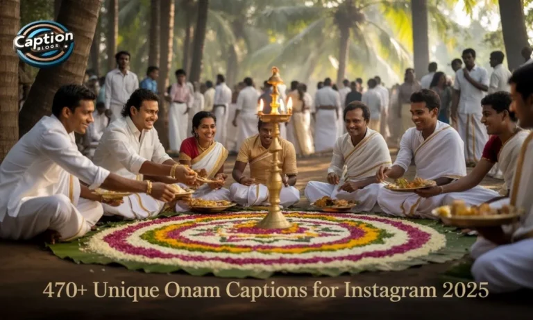 Colorful Onam celebration with pookalam and sadhya 2025