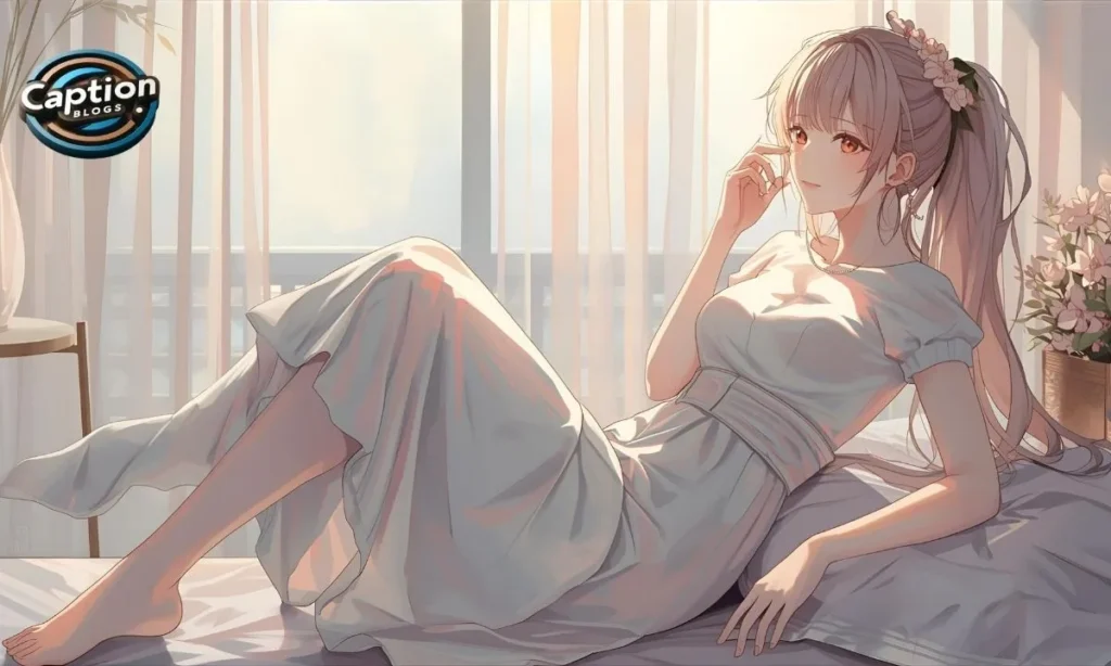 Aesthetic soft mature anime look art