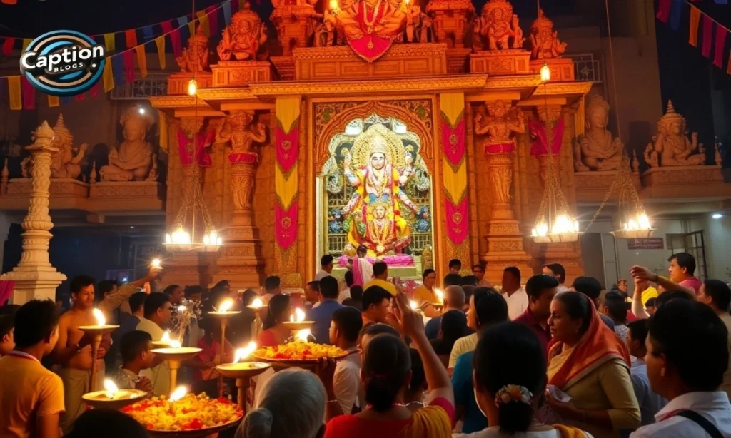 Colorful Hindu temple with divine festive energy