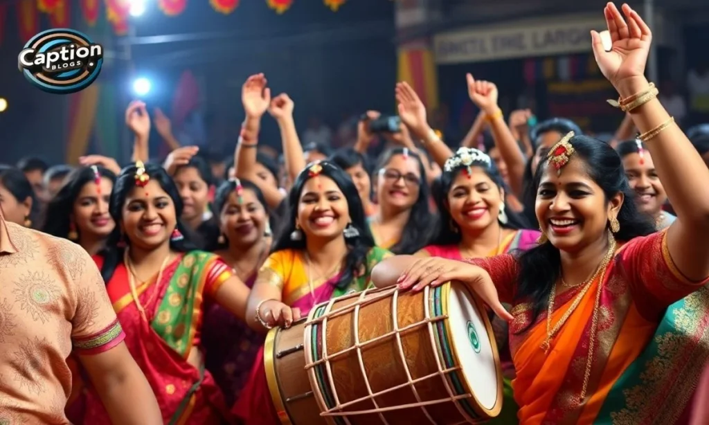 Marathi festival scene full of colors