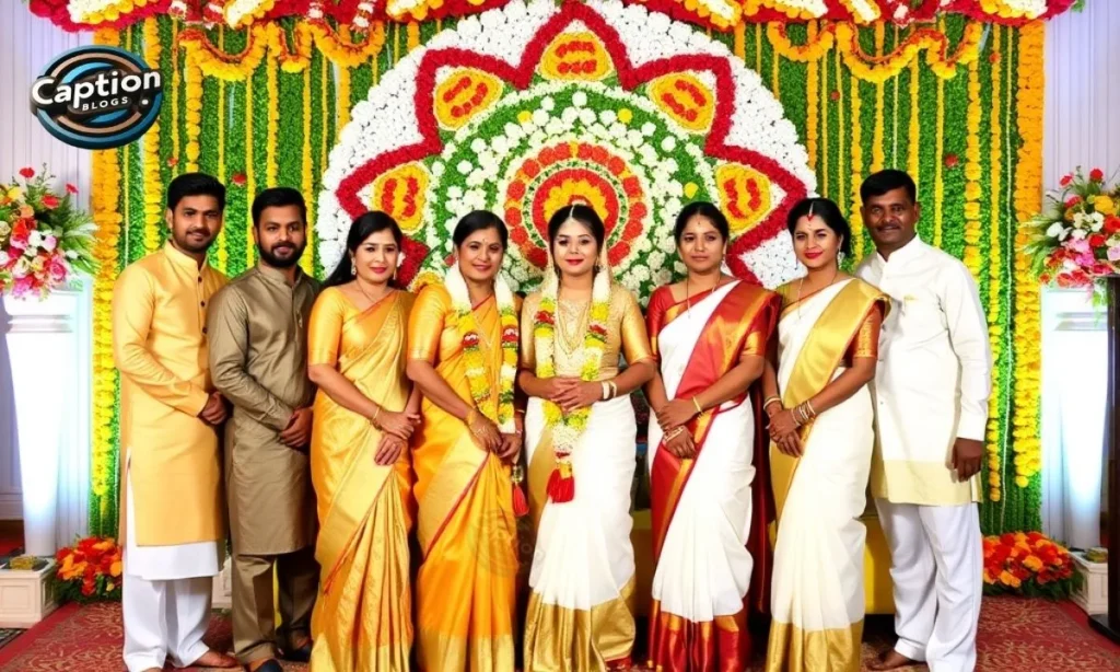People in Kerala traditional attire for Onam