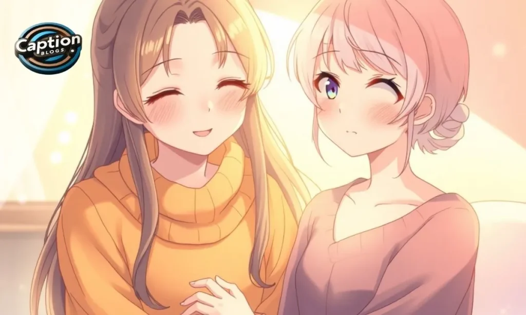 Wholesome soft mature anime artwork