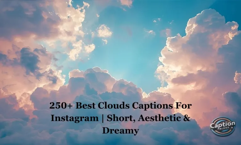 Best clouds captions Instagram feature image
