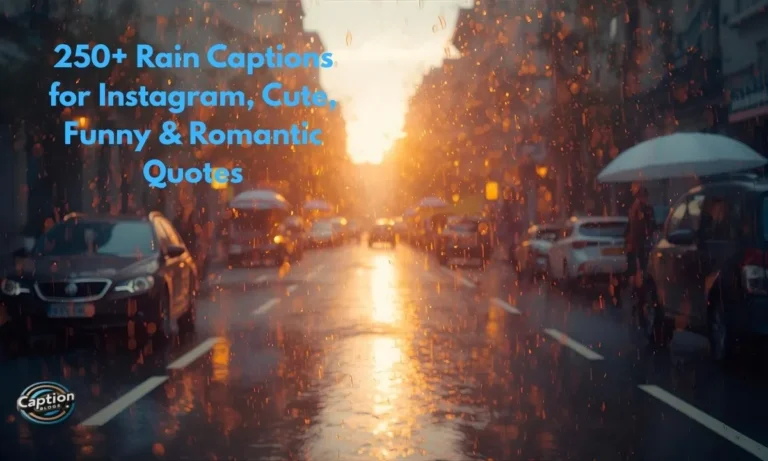 Rain Captions Instagram dreamy rainy scene