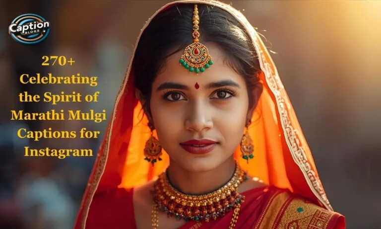 Spirit of Marathi Mulgi captions cultural image