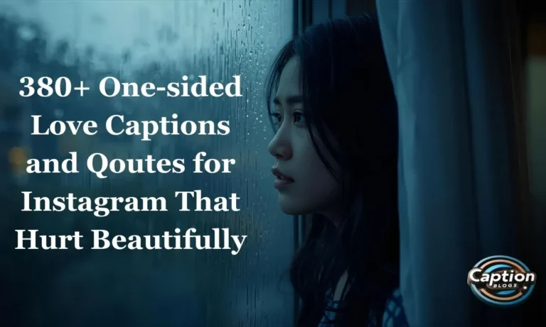 One-sided love captions emotional rainy window