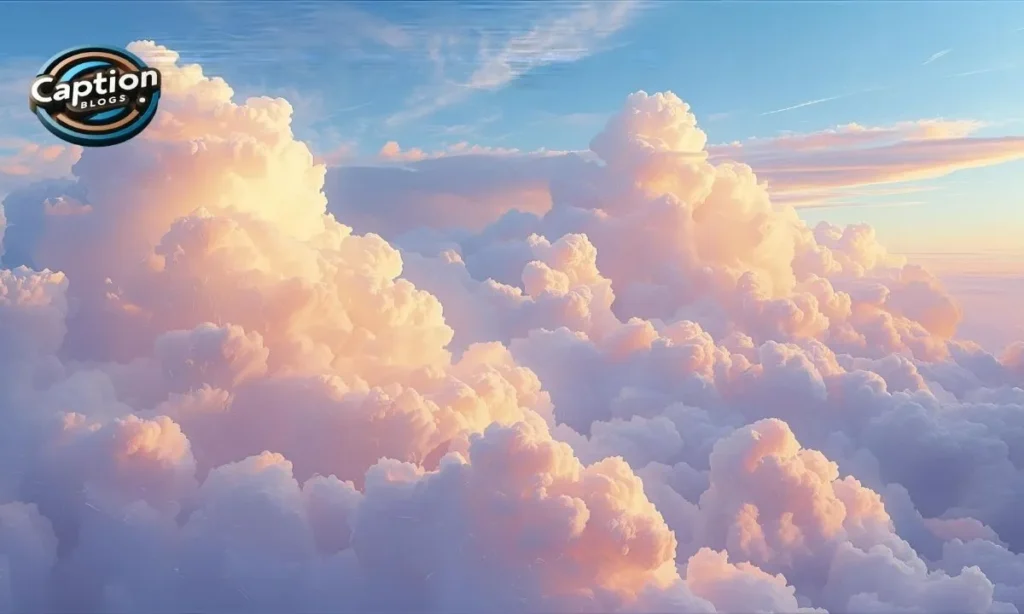 Aesthetic clouds captions Instagram pic