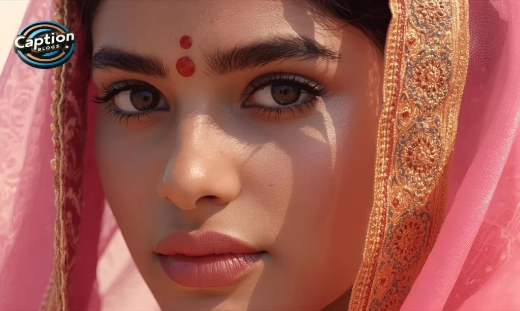 Aesthetic Tamil captions soft portrait