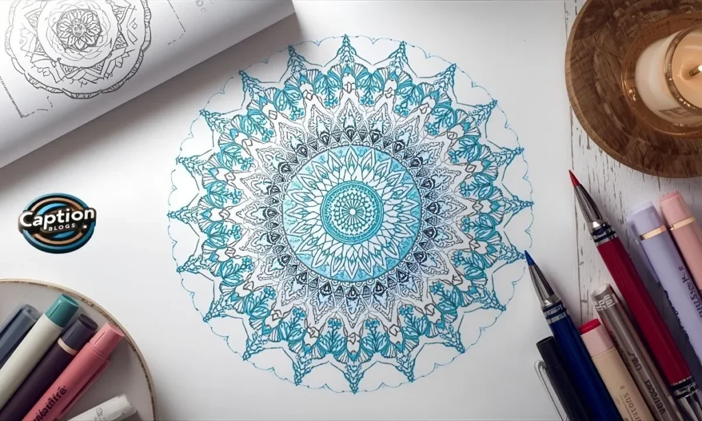 Best Mandala Art Captions aesthetic artwork