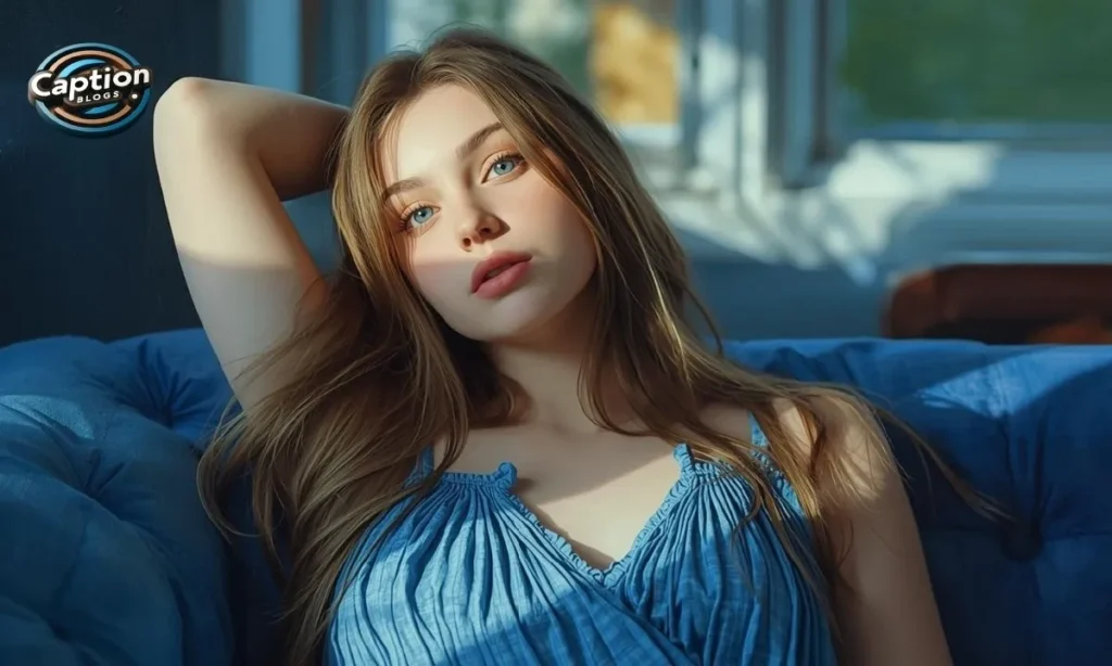 Blue Captions for Instagram for calm everyday moments