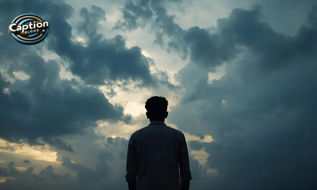 Clouds captions Instagram for boy image