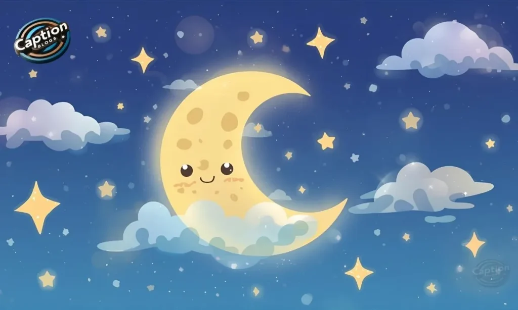 Cute Moon Captions Instagram aesthetic