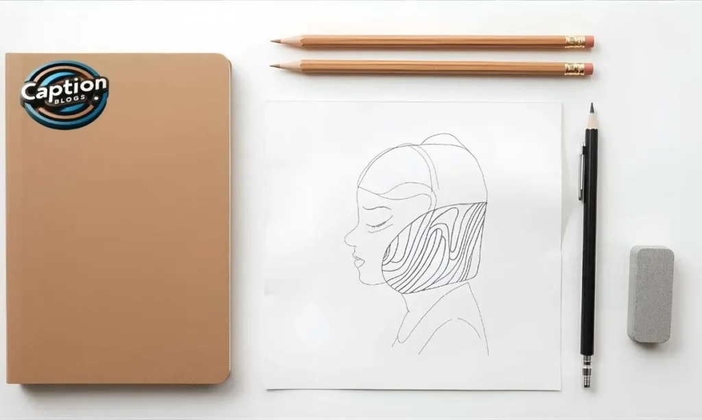 Drawing captions Instagram post art