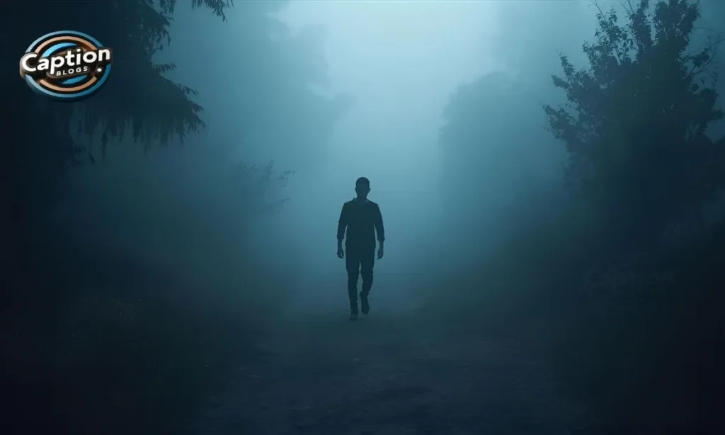 Foggy Instagram captions for boy image