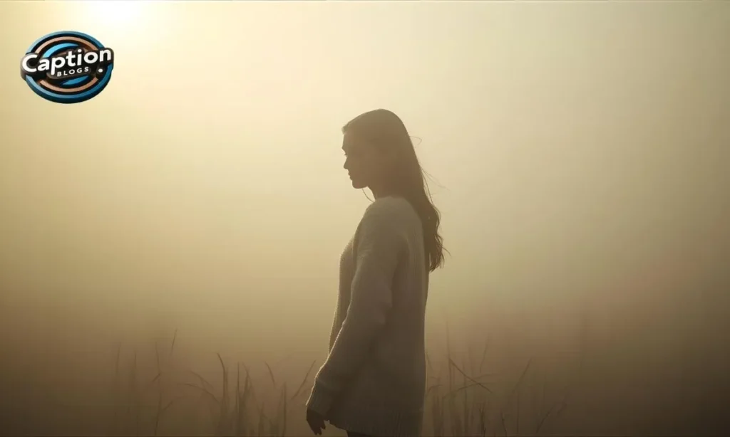 Foggy captions Instagram girl aesthetic