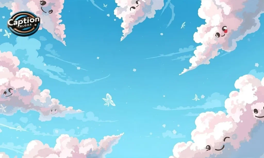 Funny clouds captions Instagram photo