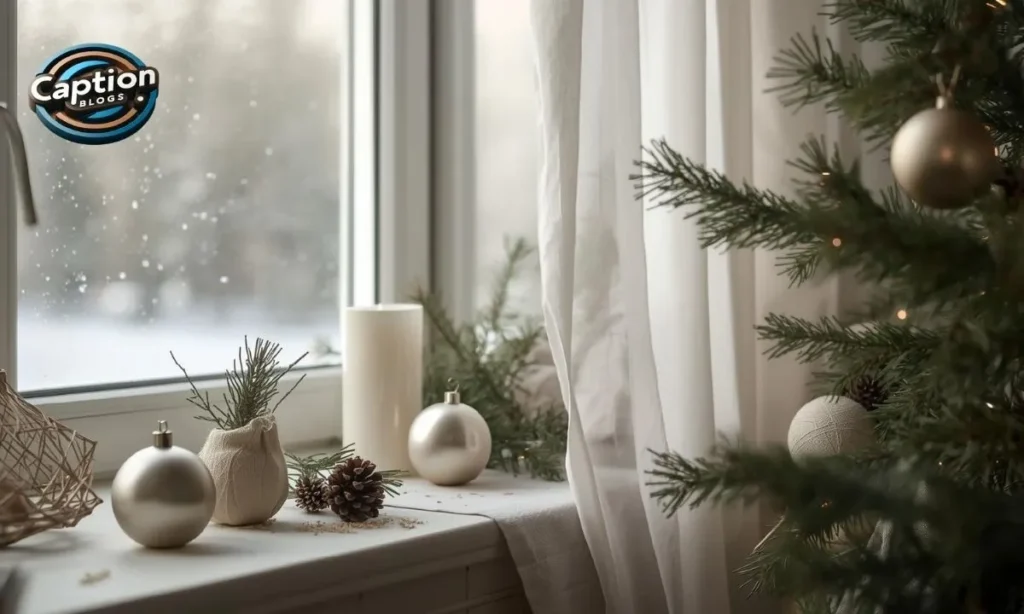 December 2025 Captions neutral holiday style