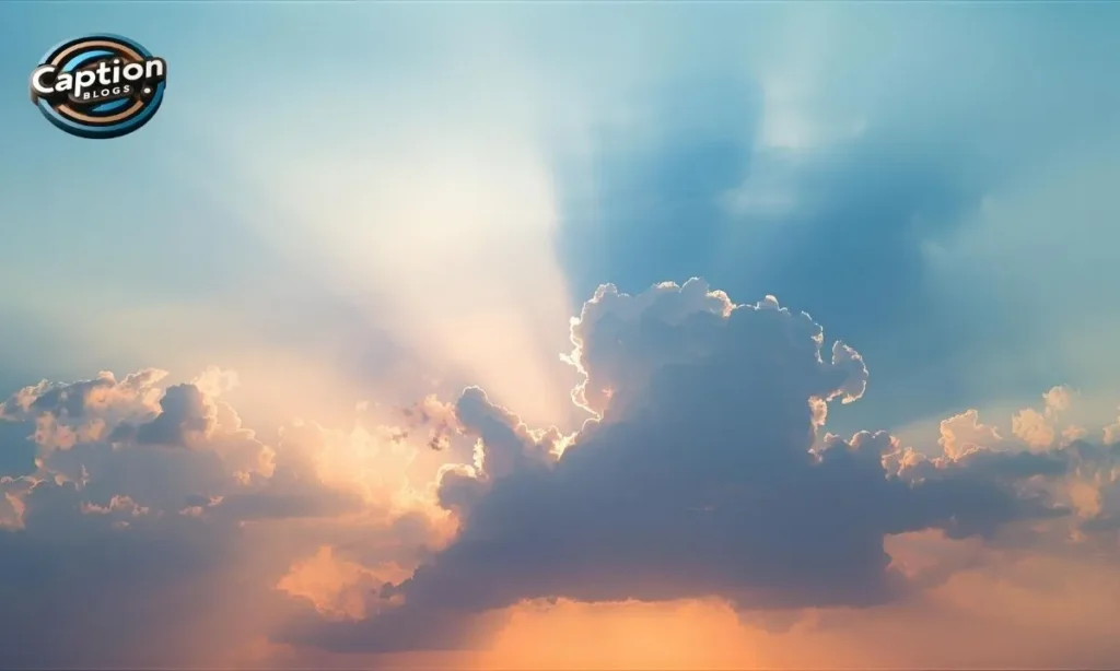 Inspirational clouds captions image