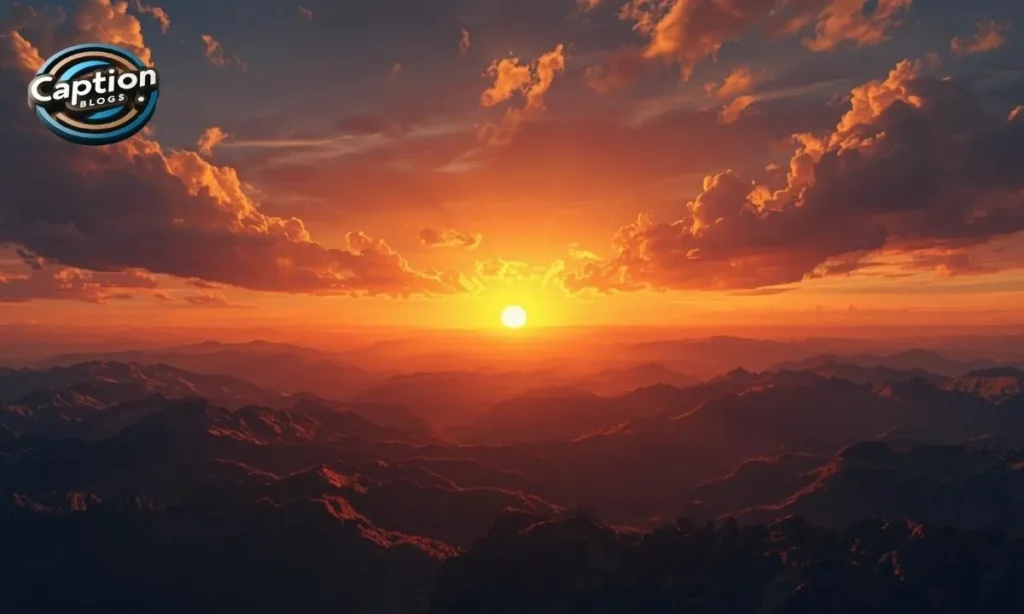 Sunset Captions for Instagram with inspiring views