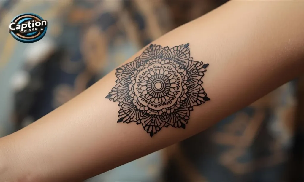 Mandala Art Captions tattoo linework