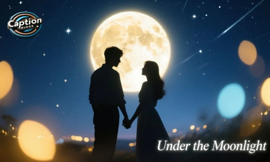 Moon Captions for couples romantic night