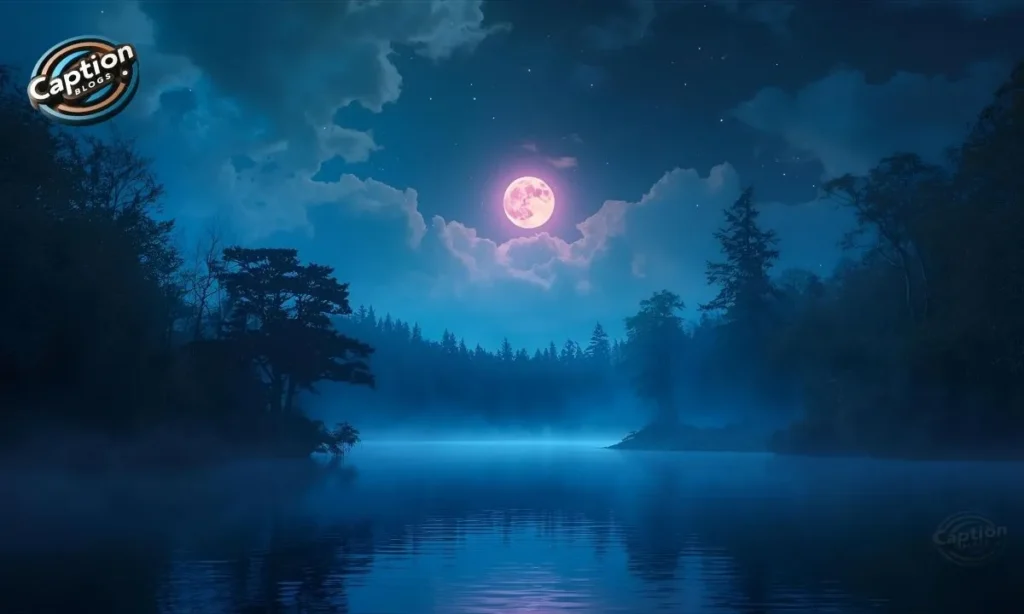 Moon Light Captions Instagram night glow