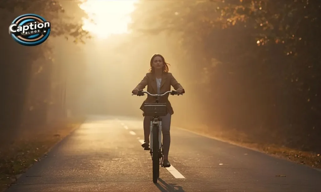 Morning Bike Captions sunrise ride