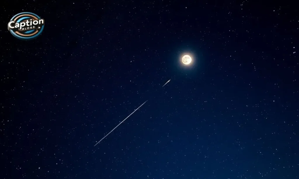 Night Sky Moon Captions Instagram stars