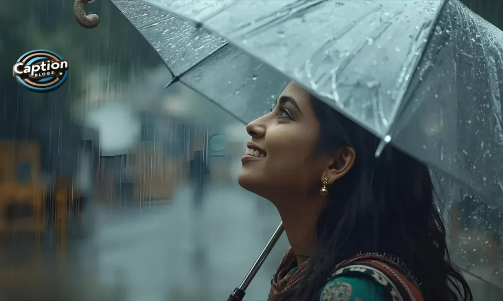 Rain Captions Instagram aesthetic mood