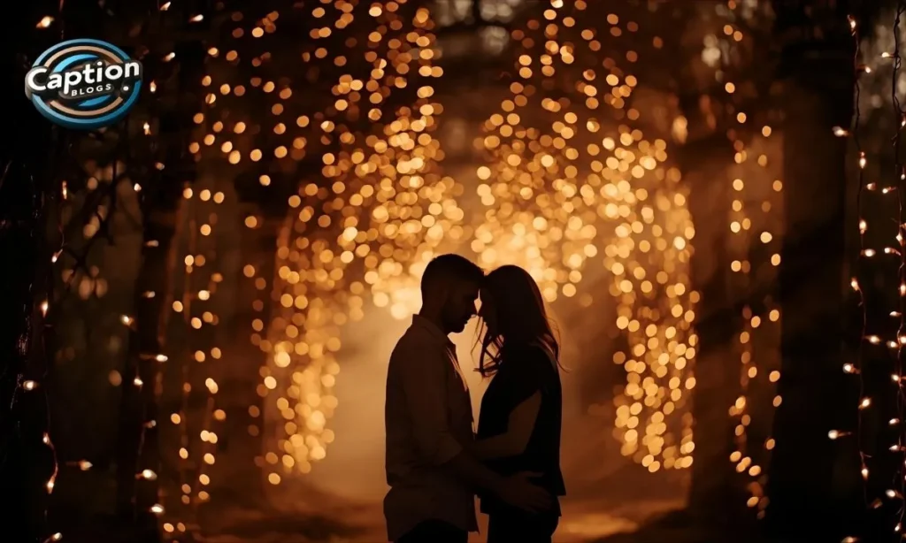 Romantic Light Captions glowing love vibe