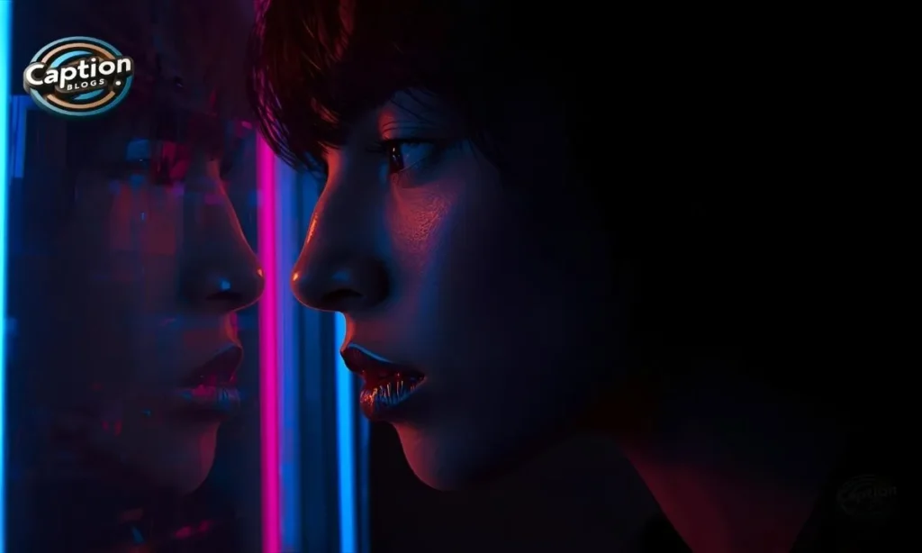 Sad Captions TikTok moody portrait