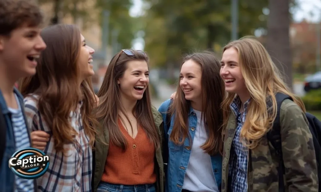 Senior Sunday Captions with friends group