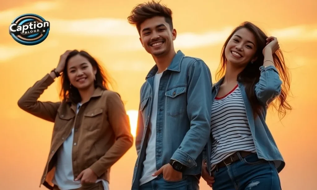 Sunset Captions for Instagram for girls and boys