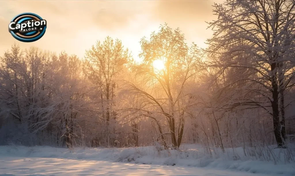 Winter Captions sweet sunshine snow