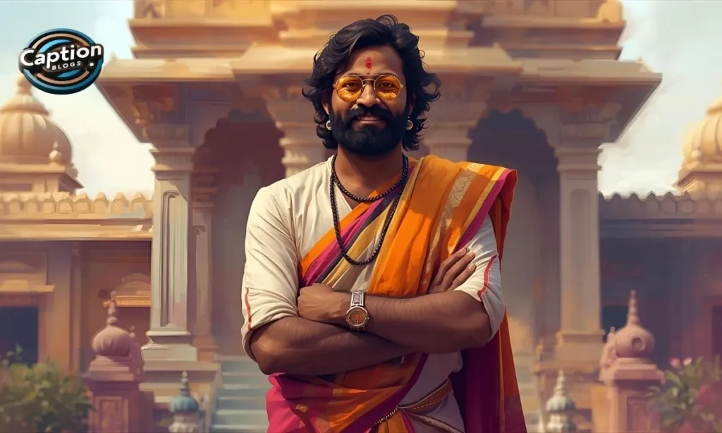 Men Tamil captions traditional veshti