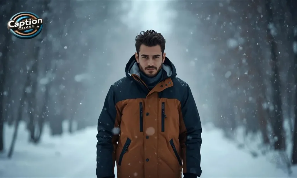 Winter Captions boy cool winter style