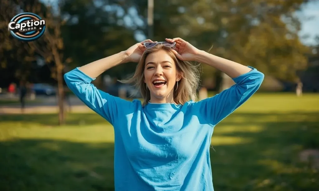 Blue Captions for Instagram with witty blue mood