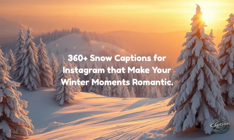 Snow Captions for Instagram winter romance vibes