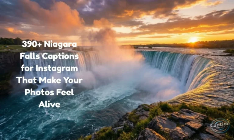 Niagara Falls Captions for Instagram epic views
