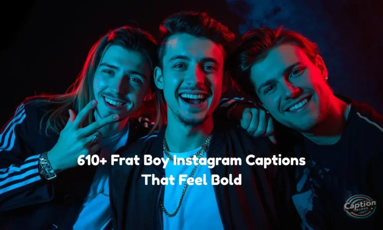 Frat Boy Instagram Captions about brotherhood
