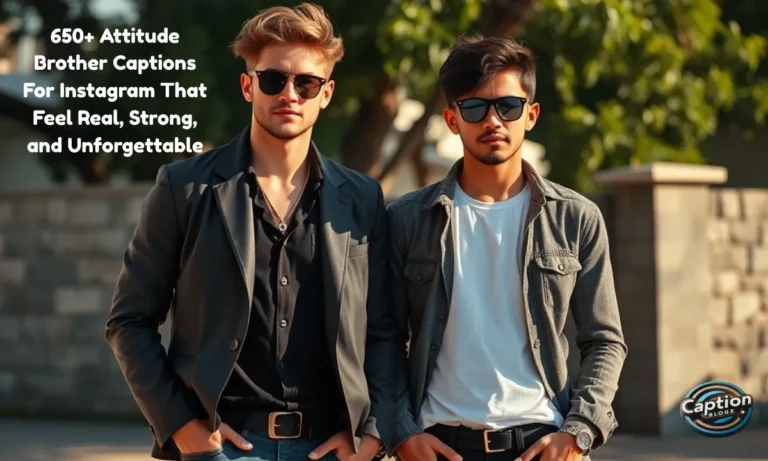 Brother Captions for Instagram that feel strong
