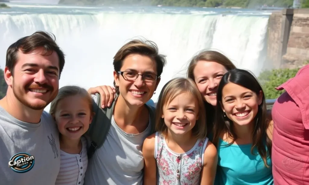 Niagara Falls Captions for Instagram family